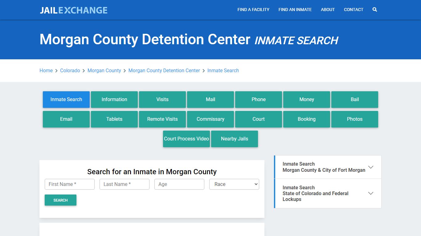 Morgan County Detention Center Inmate Search - Jail Exchange